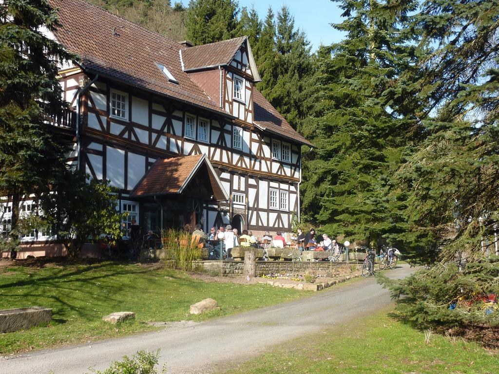 Hof Guttels Waldgasthof Ferienpension โรเทนบวร์ก อัน แดร์ ฟุลดา ภายนอก รูปภาพ